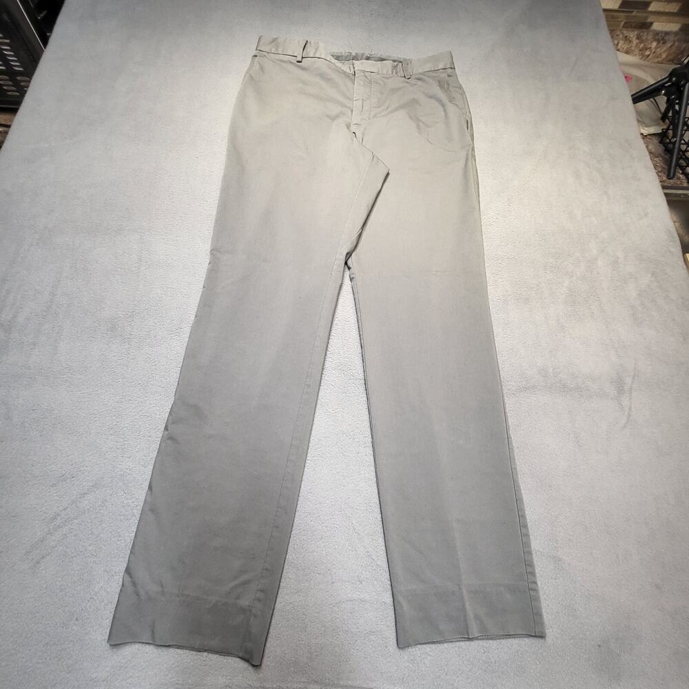 Nike Golf Pants Mens 32x30 Gray Modern Dri Fit Chino Distressed Stretch